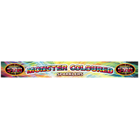 Monster Coloured Sparklers 14" Monster Coloured Sparklers 14"