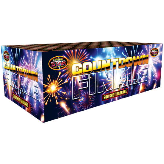 Countdown Finale 200 Shot Barrage New Year Celebration 