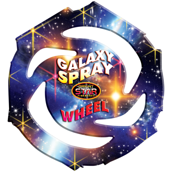 Galaxy Spray Medium Catherine Wheel Galaxy Spray Medium Catherine Wheel