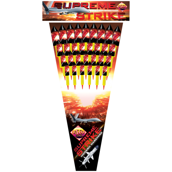 Supreme Strike Pack of 30 Rockets 