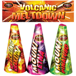 Volcanic Meltdown 3pce PVC Bag