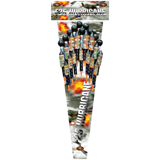 F25 Hurricane Rocket 25 Pack F25 Hurricane Rocket 25 Pack