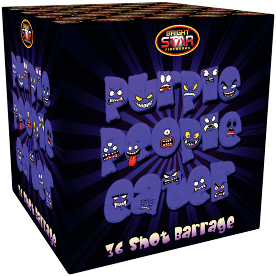 Purple People Eater 36 Shot All Purple Colour Firework Barrage 