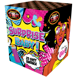 Surprise Baby Girl Pink 25 Shot Barrage Gender Reveal