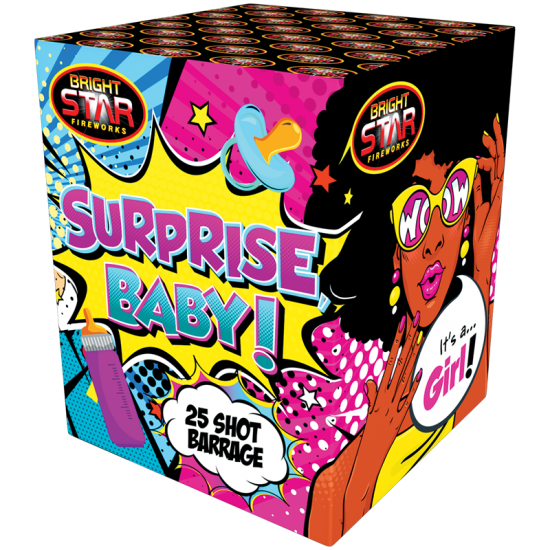 Surprise Baby Girl Pink 25 Shot Barrage Gender Reveal Surprise Baby Girl Pink 25 Shot Barrage Gender Reveal