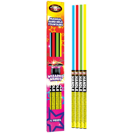 Wizards Wands Fountain Sparklers 18" Wizards Wands Fountain Sparklers 18"