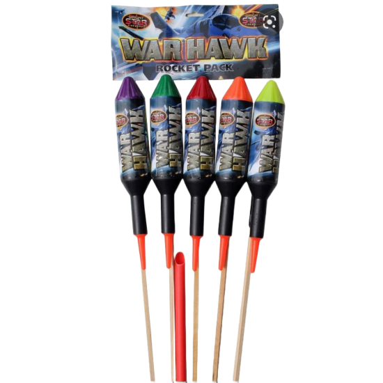 War Hawk 1.3g  Rocket Pack of 5 
