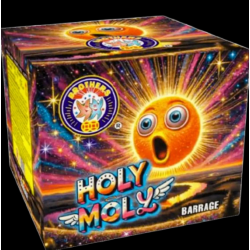 Holy Moly 49 Shot Barrage by Brother Pyrotechnics