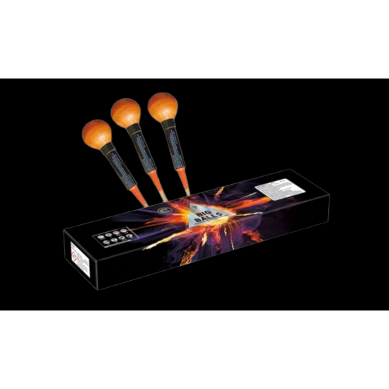 Big Balls 4 Inch Shell Rockets ( 3 ) by Celtic Fireworks Big Balls 4 Inch Shell Rockets ( 3 ) by Celtic Fireworks