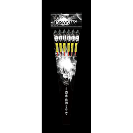 Insanity 6 Rocket Pack by Celtic Fireworks