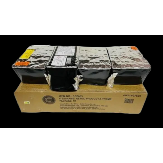 X-Treme 165 Shot Compound Barrage by Celtic Fireworks 