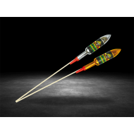 Atom Bomb Single Rocket Box of 2 