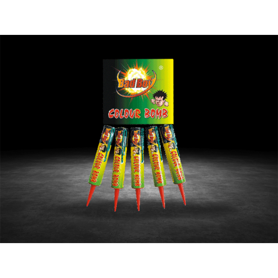 Colour Bomb 5 Pack of Candles Colour Bomb 5 Pack of Candles