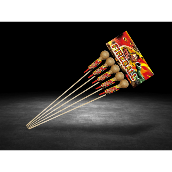 Fireball Rockets Pack of 5 Fireball Rockets Pack of 5