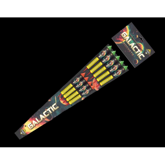Galactic Pack of 9 Rockets Galactic Pack of 9 Rockets