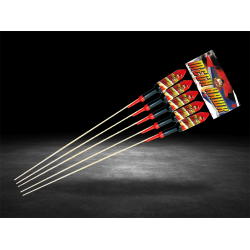 Mega Hawk Pack of 5 Rockets 