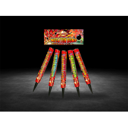 Megaton Single Shot Roman Candle Pack of 5 