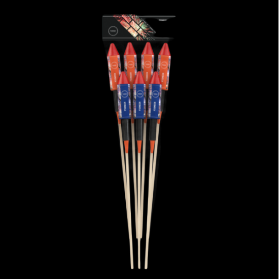 Pioneer Pack of 7 Rockets 