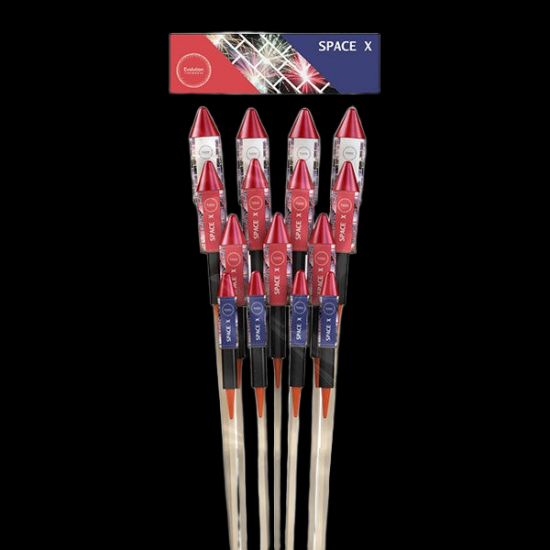 Space X Pack of 15 Rockets 