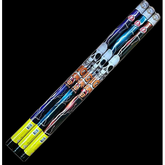 Big Boom 8 Shot Roman Candle Pack of 3 