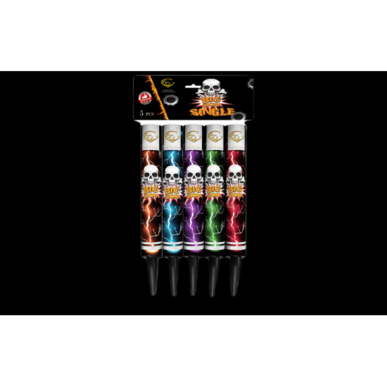 Big Boom Single Shot Roman Candle Pack of 5 Big Boom Single Shot Roman Candle Pack of 5