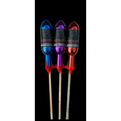 Predator Pack of 3 Large Rockets 