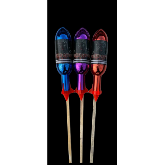Predator Pack of 3 Large Rockets Predator Pack of 3 Large Rockets