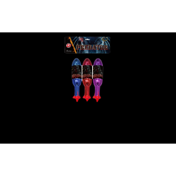 Predator Pack of 3 Large Rockets 