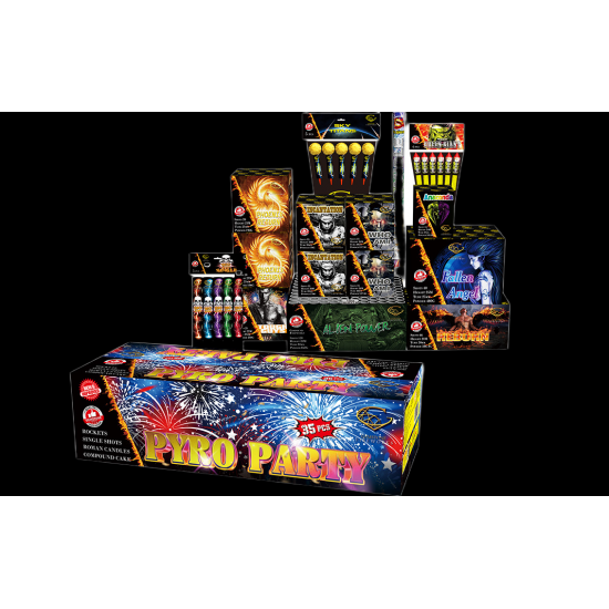 Pyro Party Crate by Gemstone Fireworks