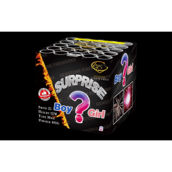 Gemstone Surprise Baby Girl Pink 25 Shot Gender Reveal Barrage 