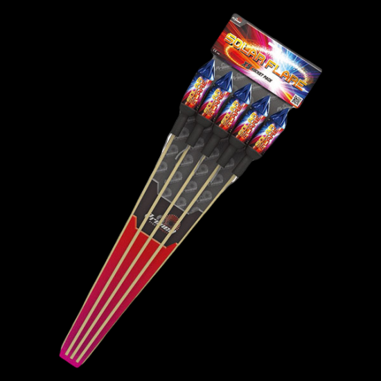 Solar Flare Pack of 5 Rockets 