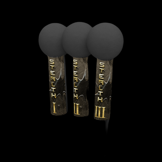 Stealth 4" Ball Headed Shell Rockets Set of 3 Stealth 4" Ball Headed Shell Rockets Set of 3