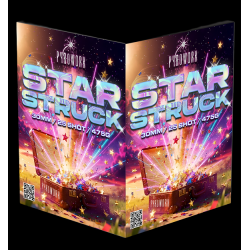 Star Struck 25 Shot Barrage by Pyroworx Fireworks 