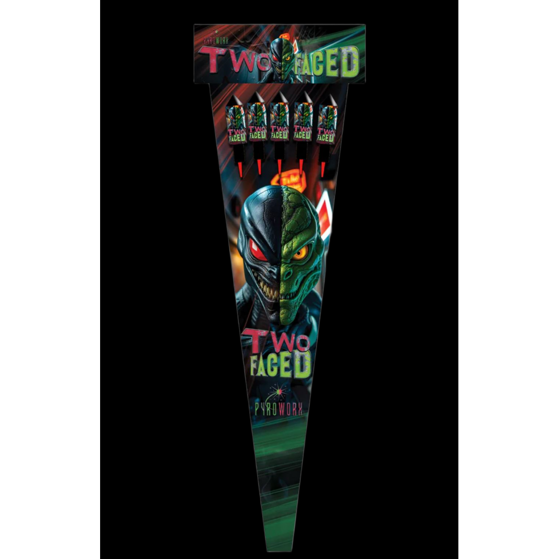 Two Faced Double Shot Pack of 5 Rockets