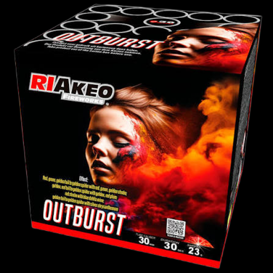 Outburst 23 Shot Barrage by Riakeo Fireworks