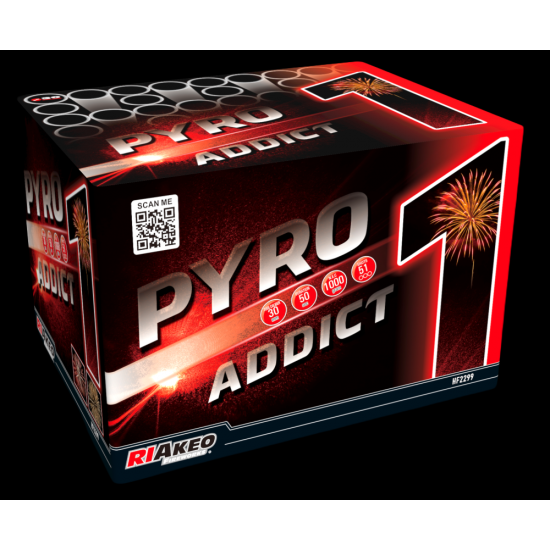 Pyro Addict 1 Barrage 51 Shot by Riakeo Fireworks 