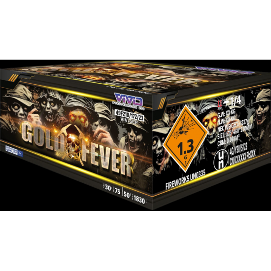 Gold Fever 75 Shot Compound Barrage Gold Fever 75 Shot Compound Barrage