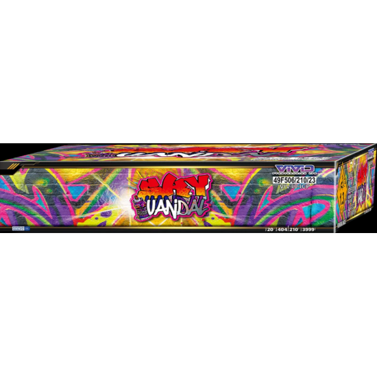 Sky Vandal XL 632 Shot Compound By Vivid Fireworks