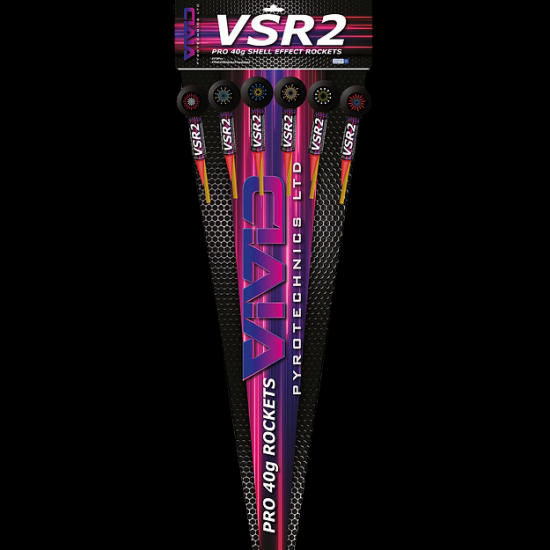 VSR2 Pack of 5 Ball Headed Shell Rockets 