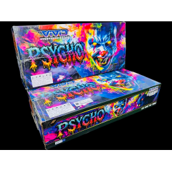 Psycho by 258 Shot Compound by Vivid Pyrotechnics